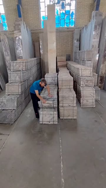 سنگ سیلور فرنچ پترن تامبل ضخامت ۱۲ میلیمتر