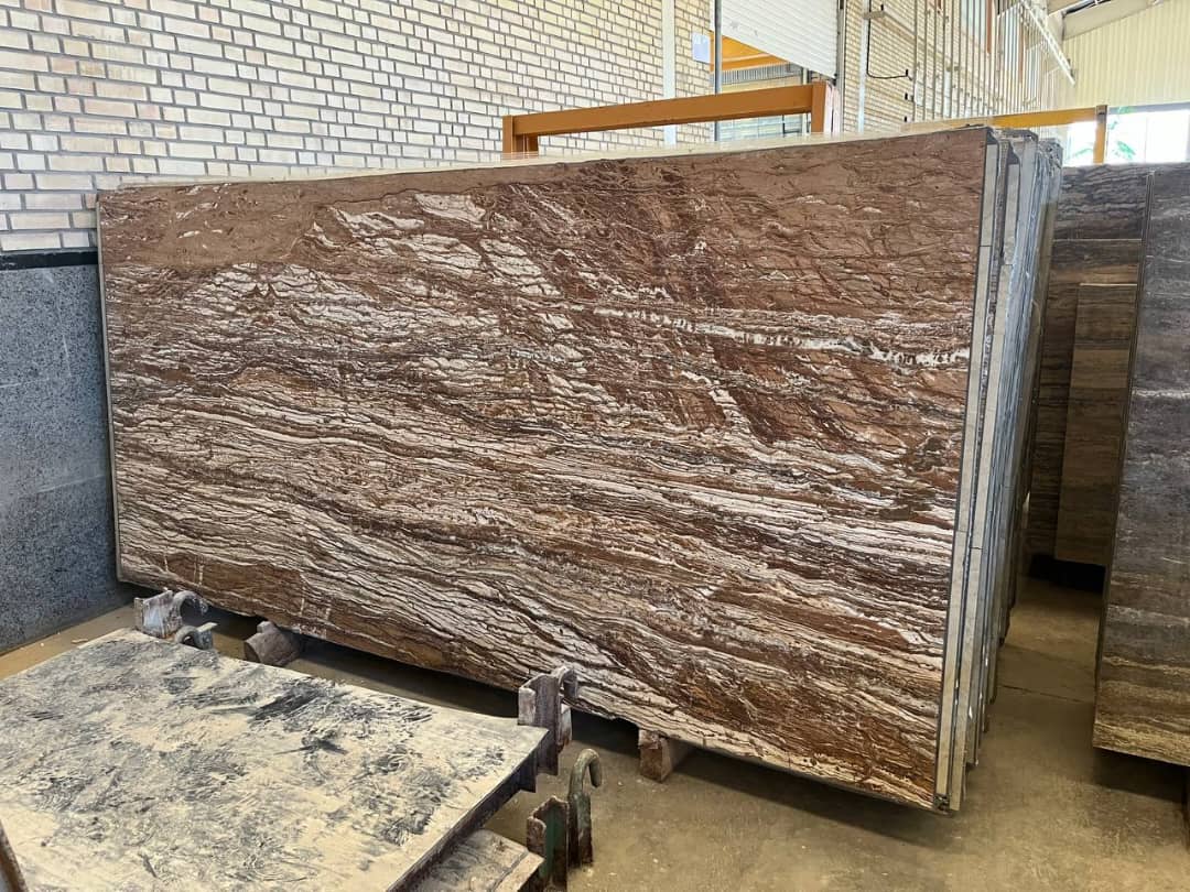 سنگ اسلب تراورتن تنه درختی