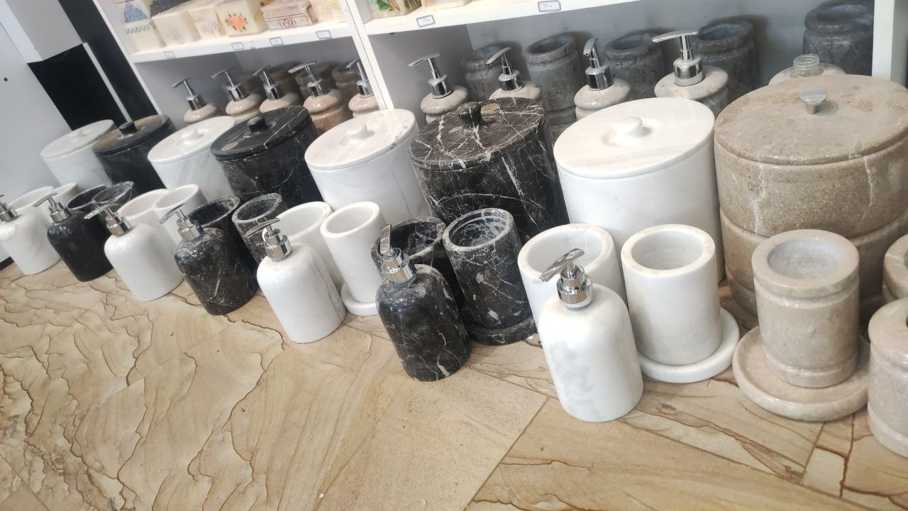 ست ۵ تکه بهداشتی سنگی