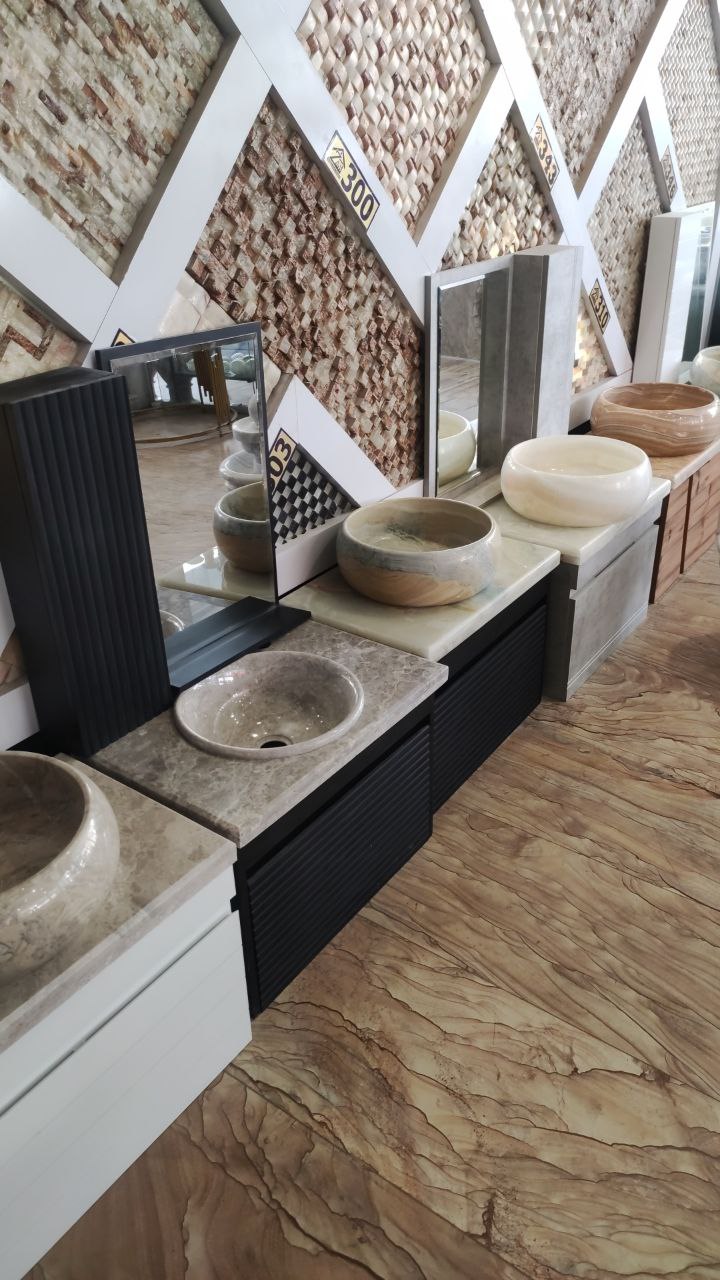 روشویی کابینتی فومیزه سنگی