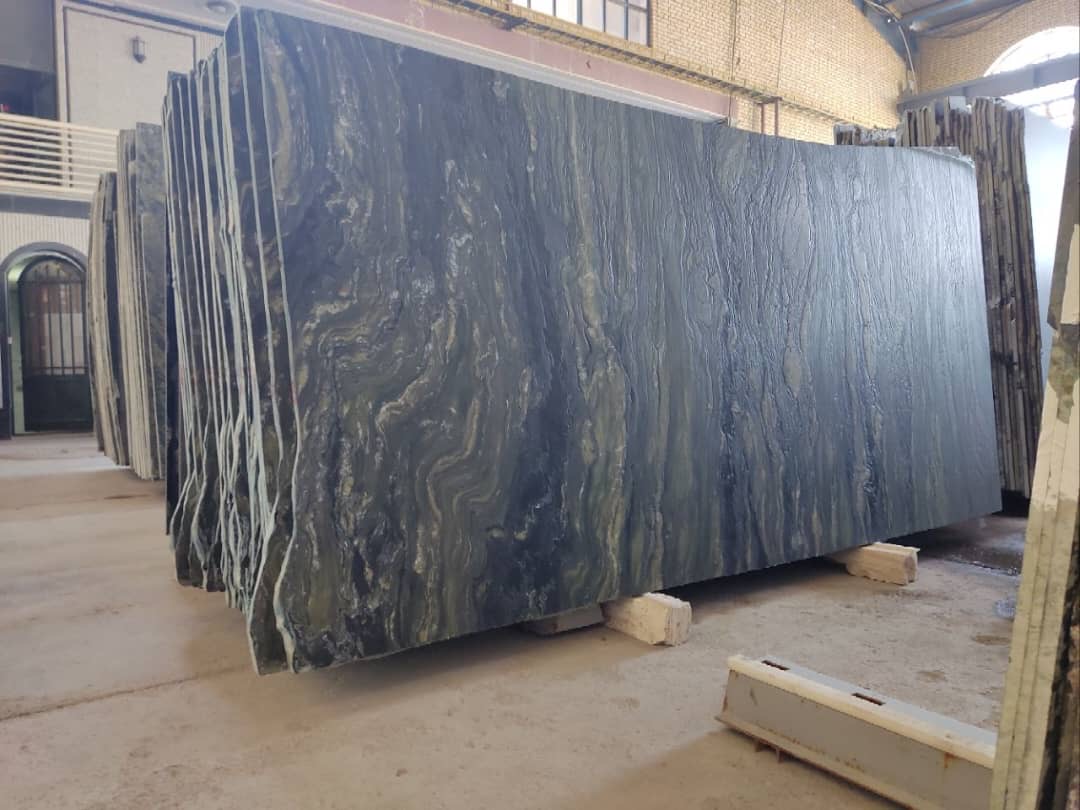 سنگ اسلب گرانیت سبز جنگلی چرمی