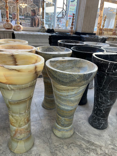 روشویی استوانه ای سنگی