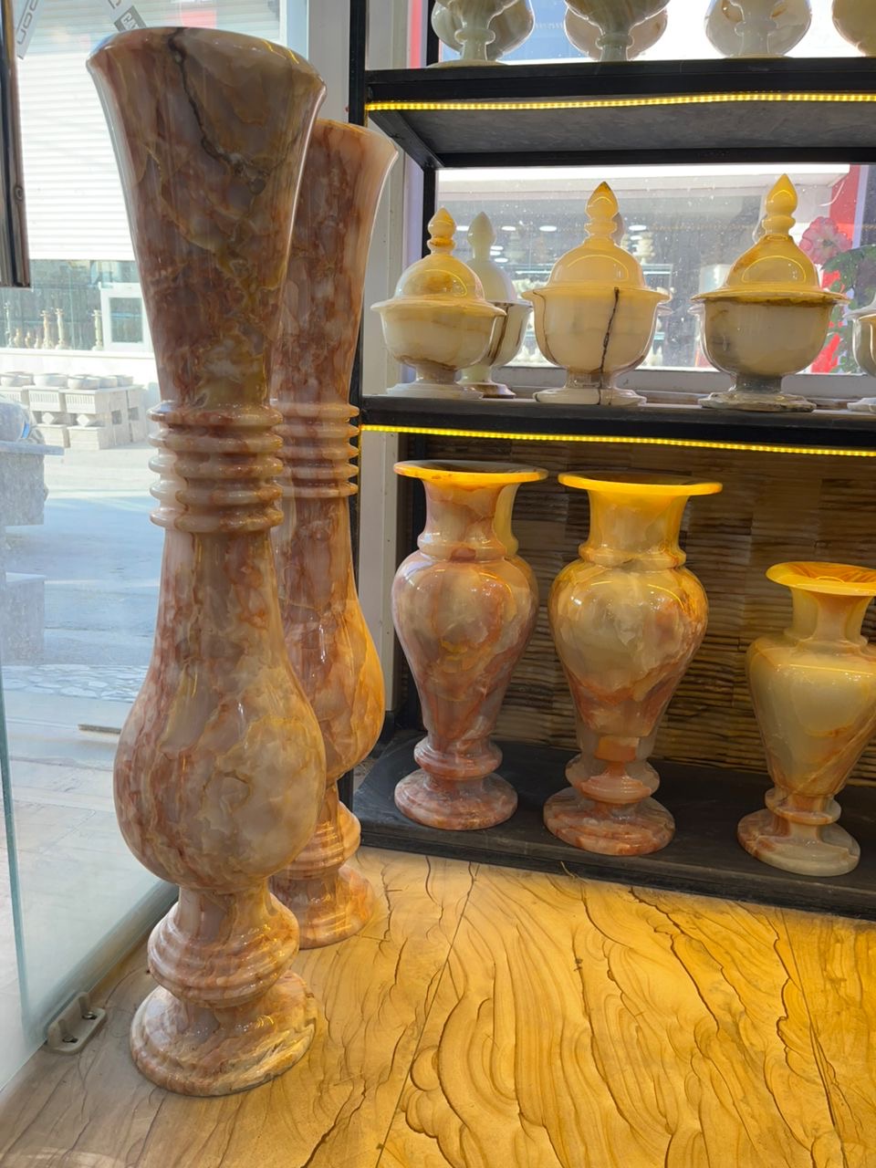 گلدان سنگی(جفت)