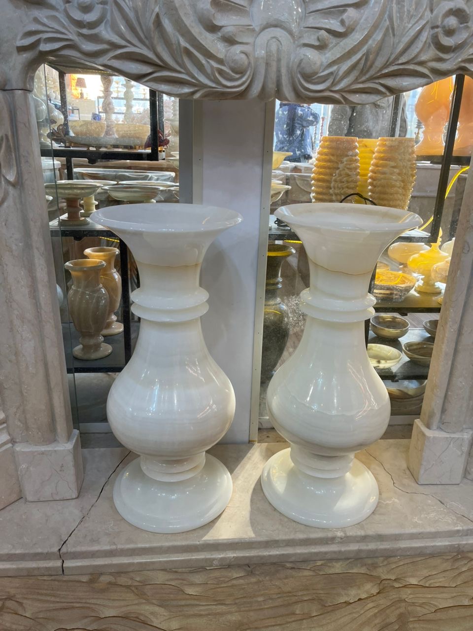 گلدان سنگی(جفت)