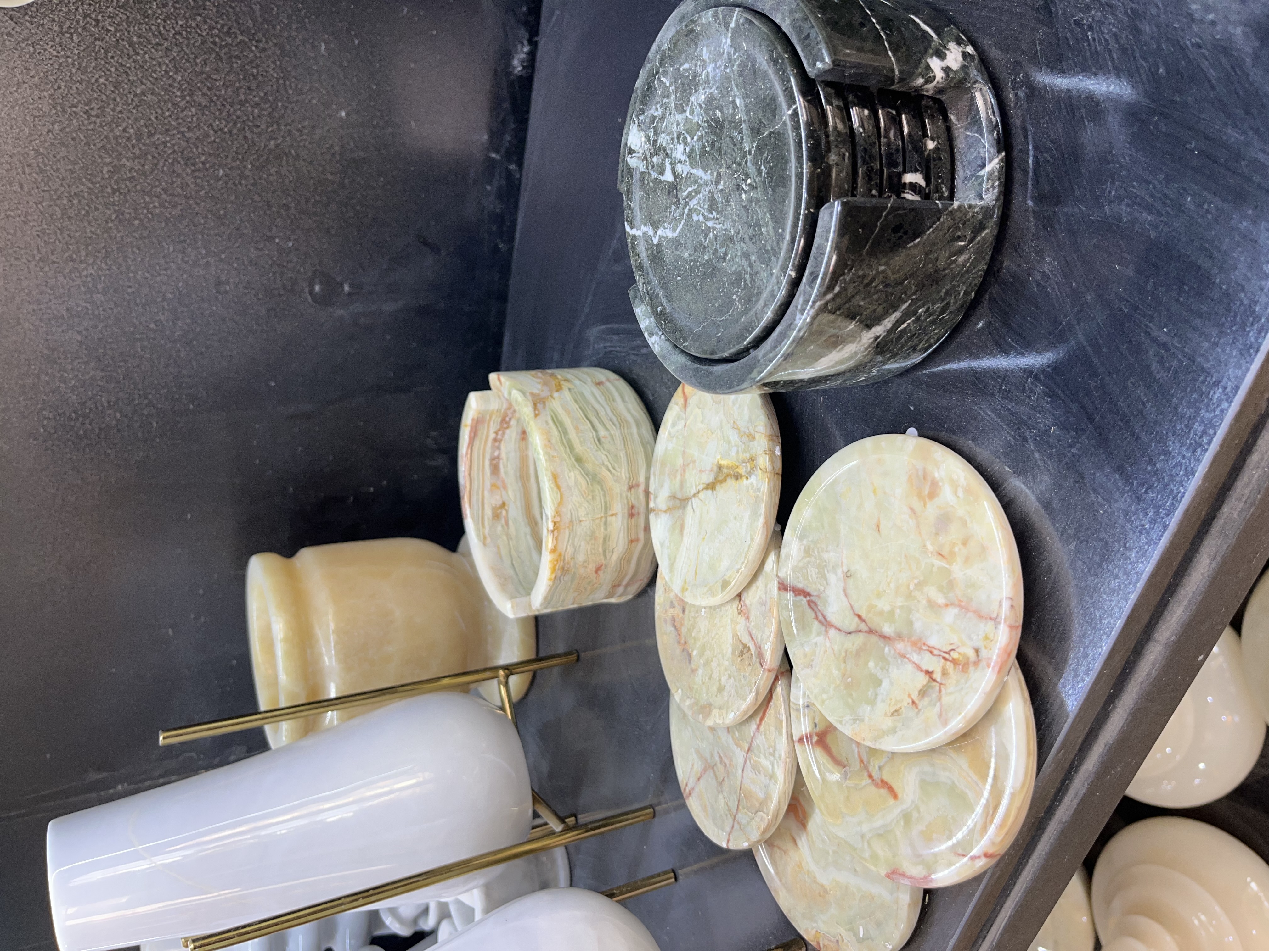 زیر لیوانی سنگی