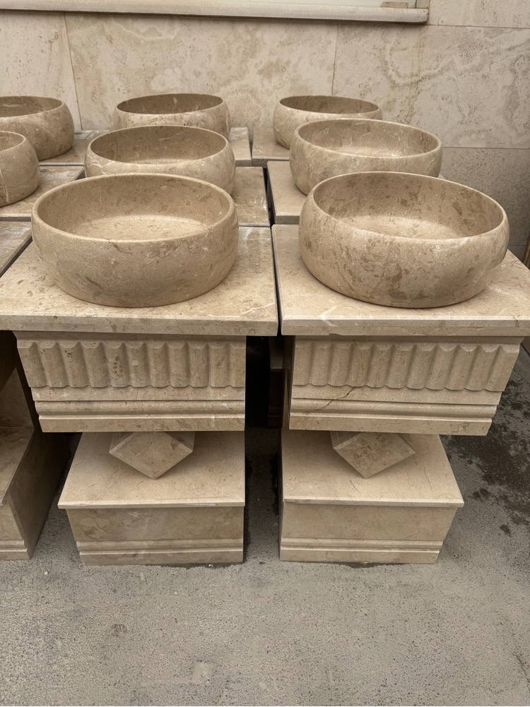 روشویی تک پایه سنگی