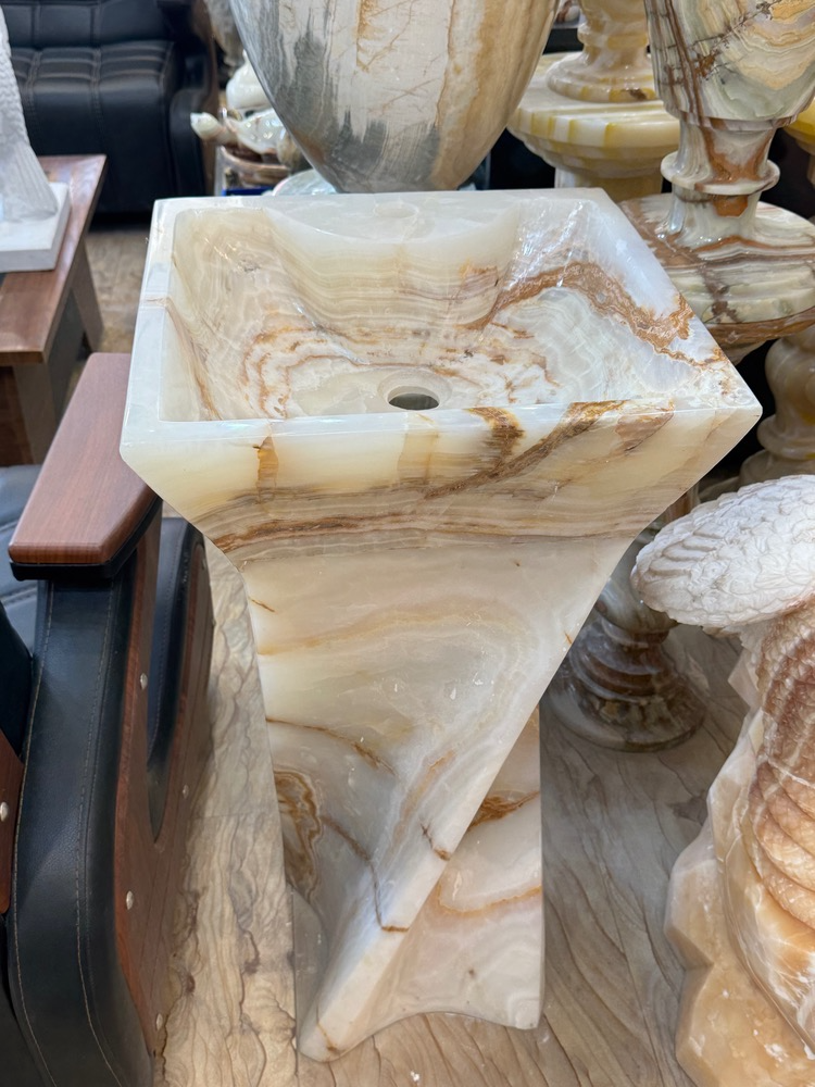 روشویی پیچی سنگی