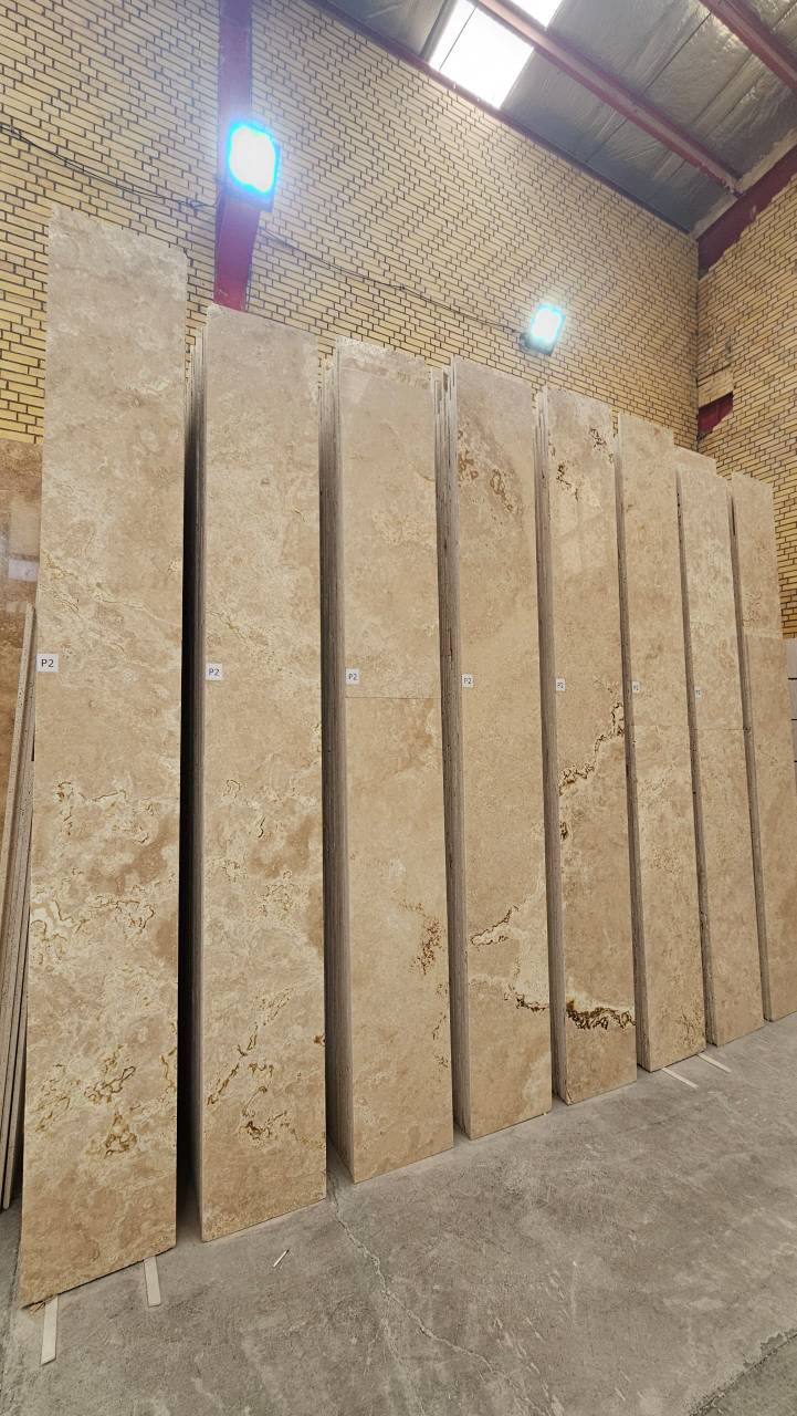 سنگ تراورتن کرم هاله مرمر