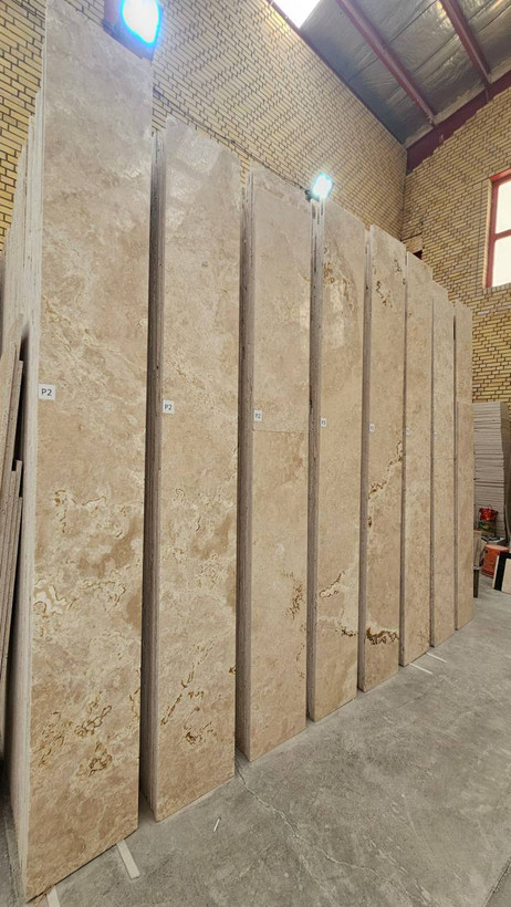 سنگ تراورتن کرم هاله مرمر